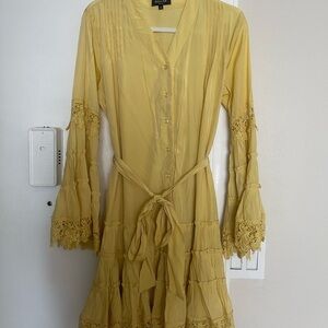 Beulah Gorgeous Yellow dress. Like new
